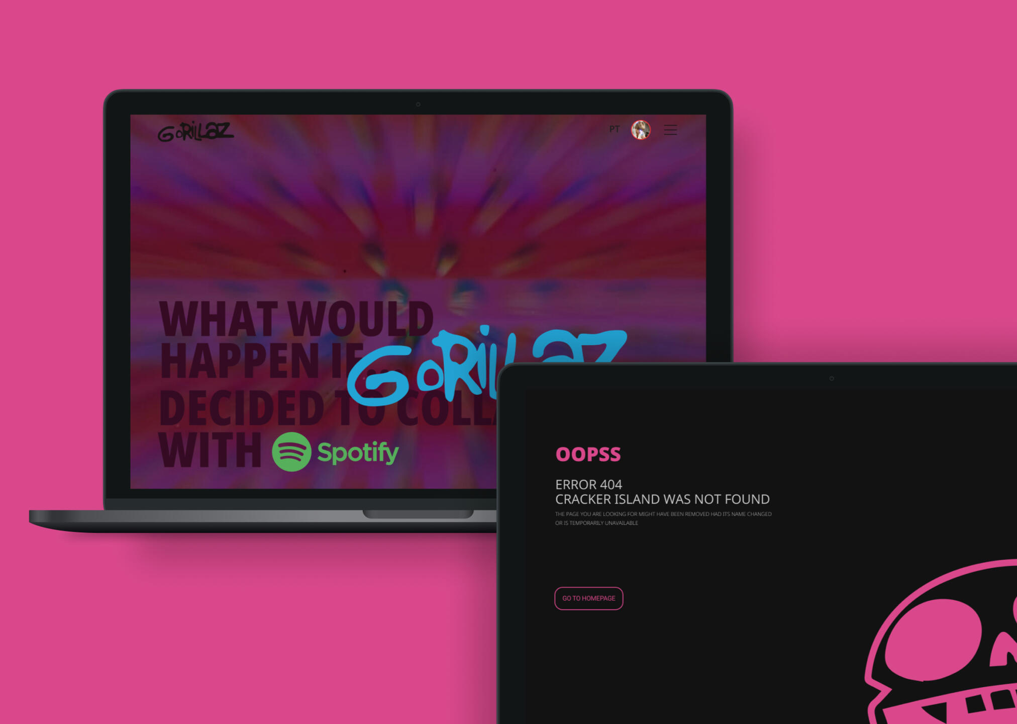 Spotify x Gorillaz: Cracker Island (Academic Project)